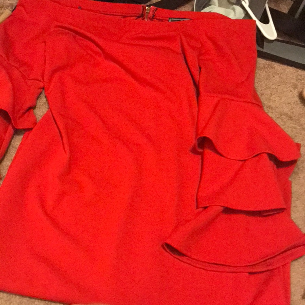Red dress